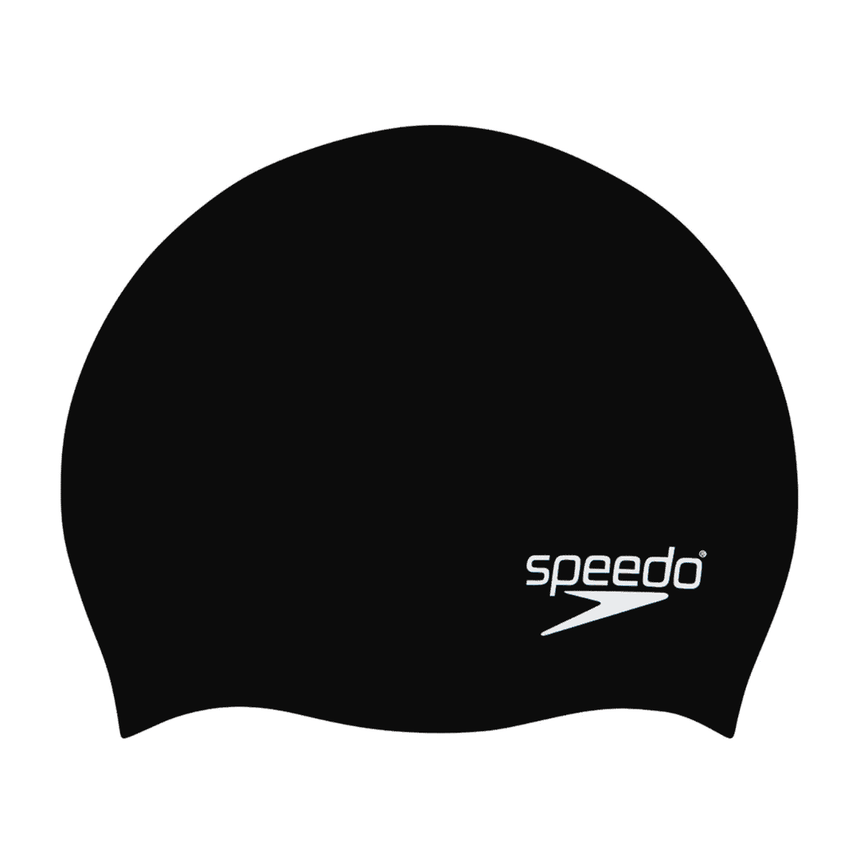 Speedo Kids Swim Cap Moulded Silicone Black