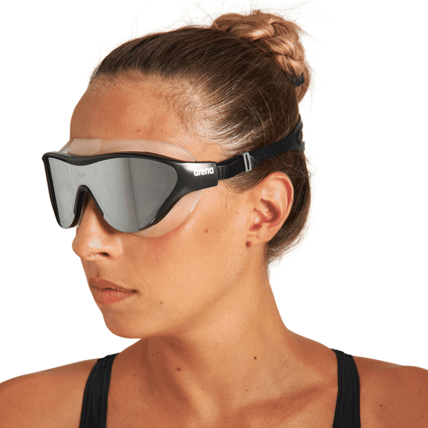 Arena Zwembril The One Mask Mirror Zilver/Zwart