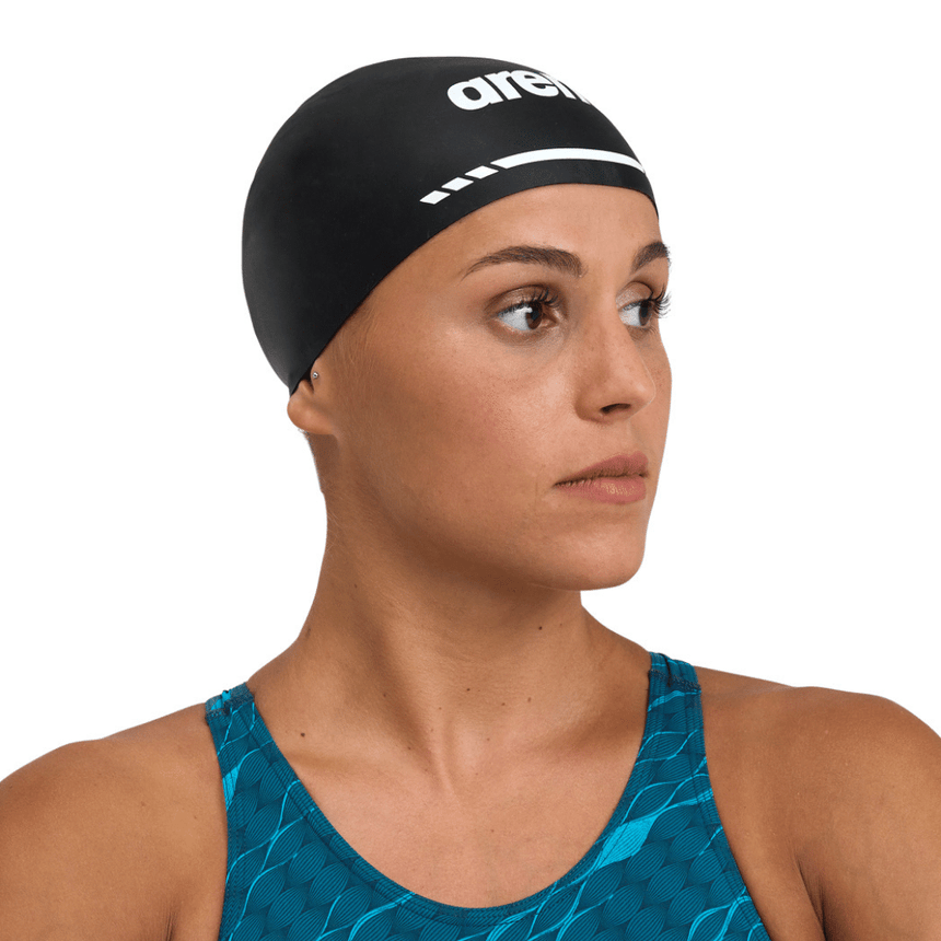 Arena Swim Cap 3D Soft Black