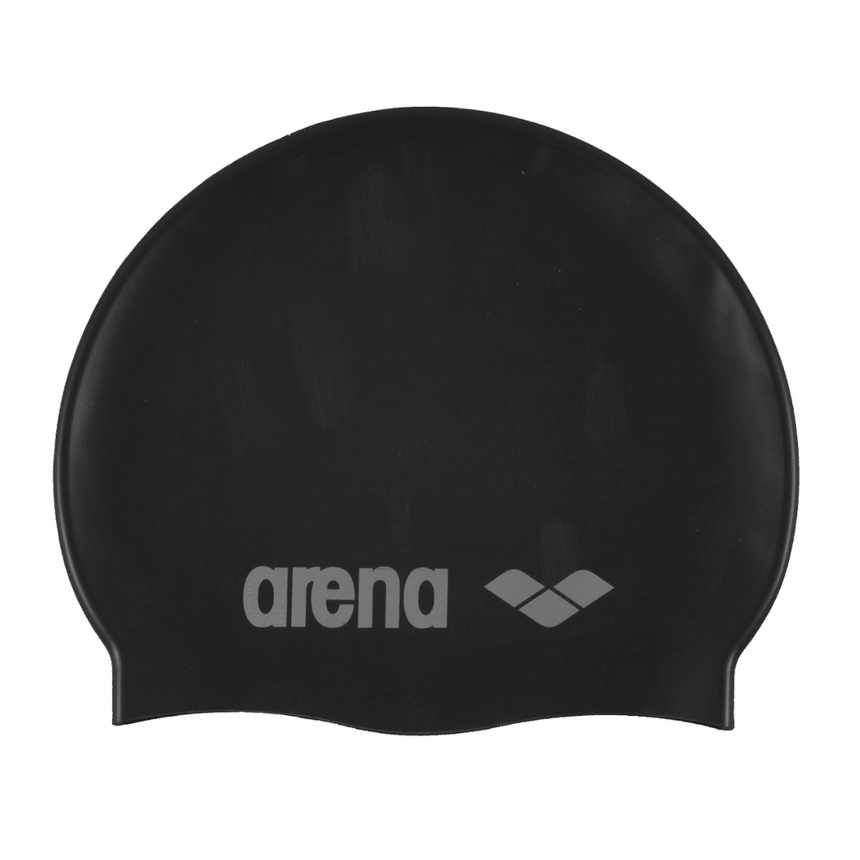 Arena Kinder Badmuts Classic Silicone Zwart