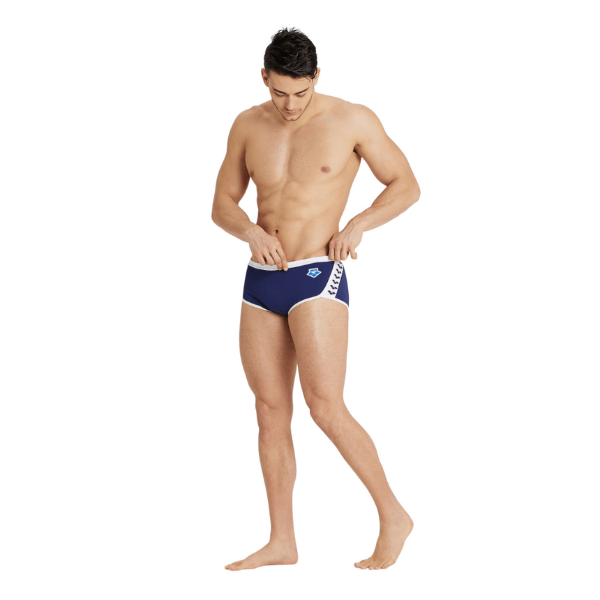 Arena Zwemboxer Icons Low Waist Solid Navy