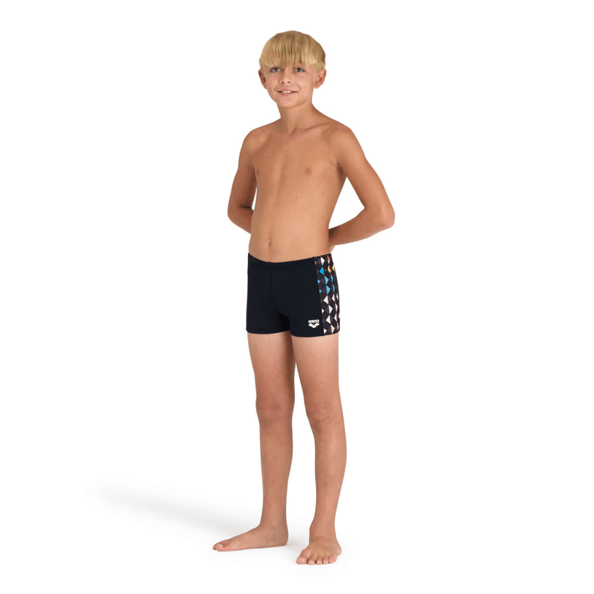 Arena B Carnival Swim Short Black-Multi