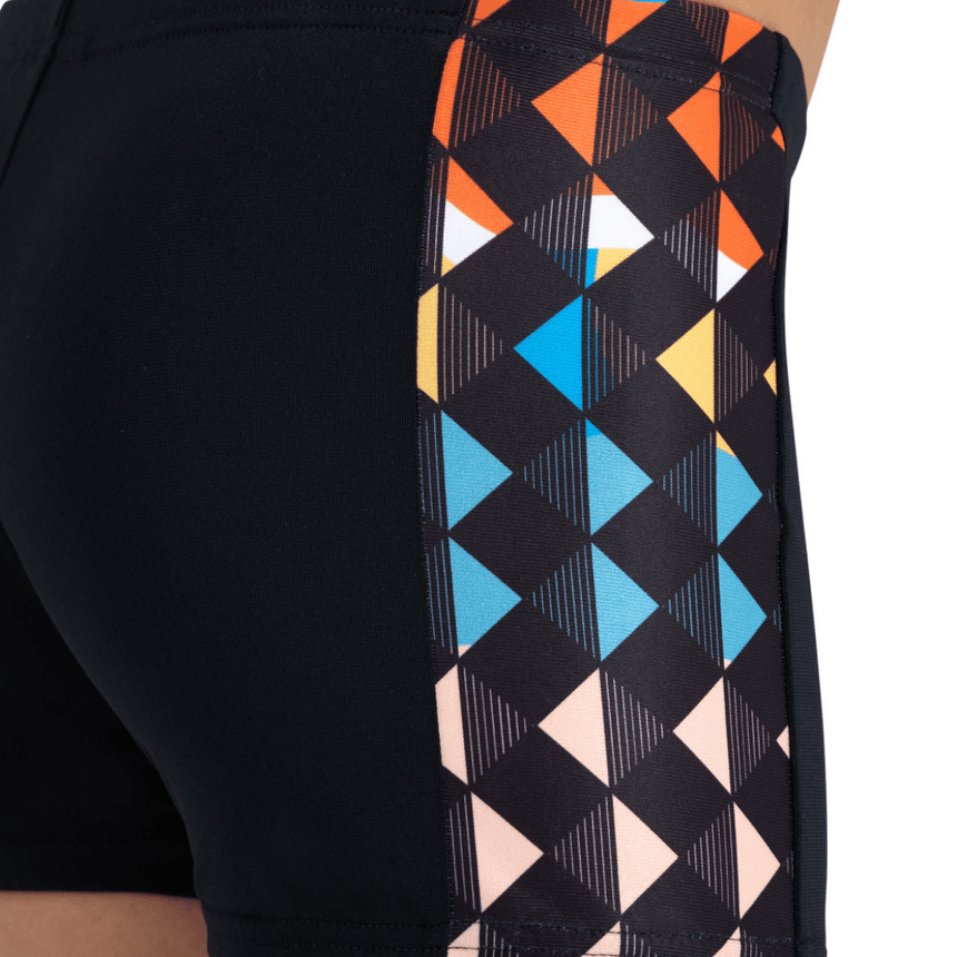 Arena B Carnival Swim Short Black-Multi