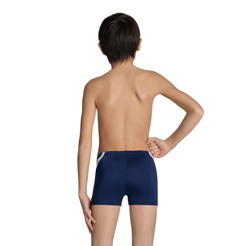 Arena B Swim Short Panel Navy-Deep-Teal-White