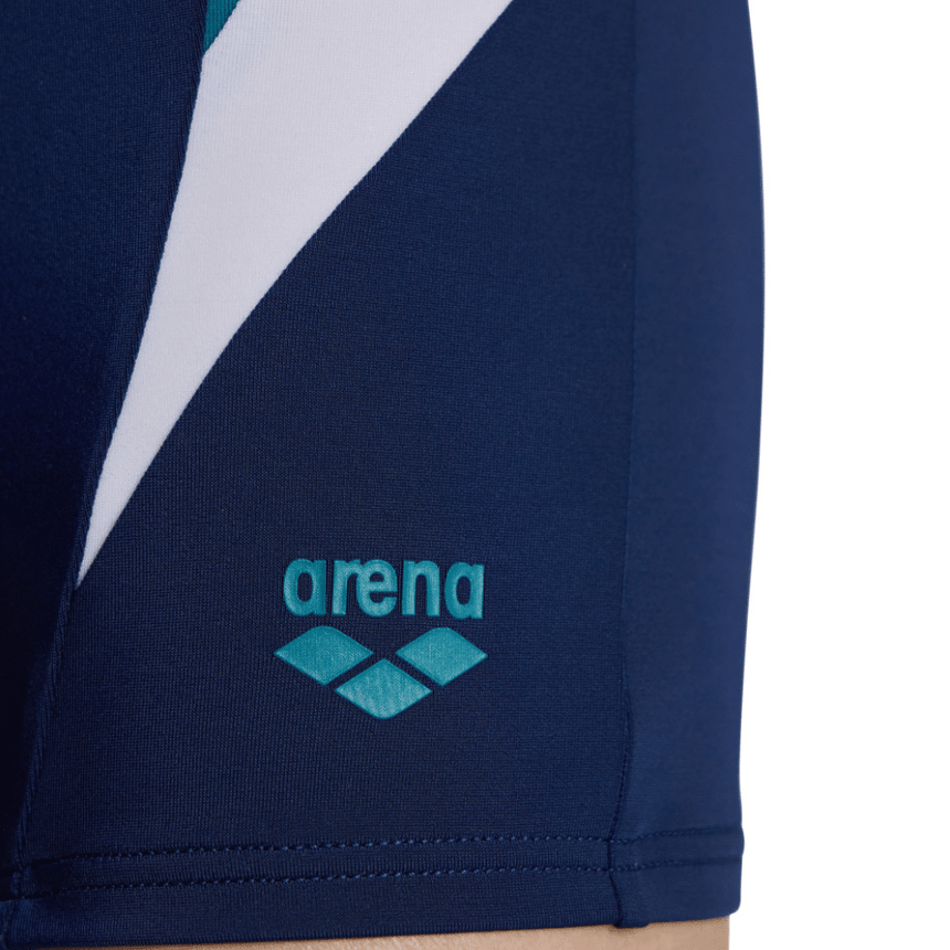 Arena B Swim Short Panel Navy-Deep-Teal-White