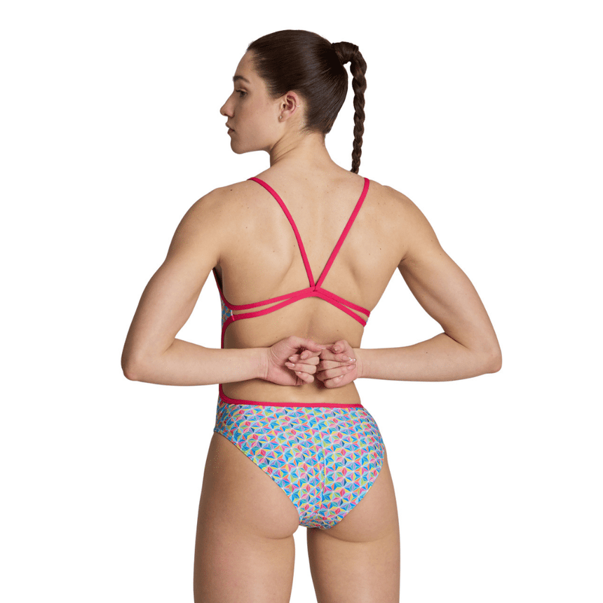 Arena W Starfish Lace Back Freak-Rose-White