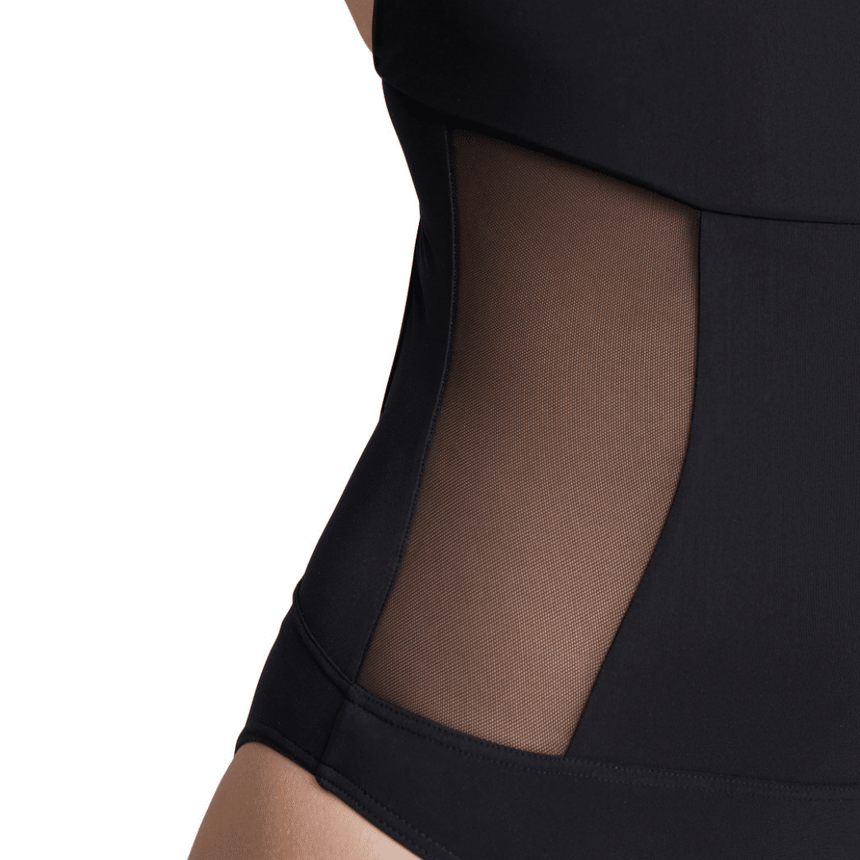 Arena Badeanzug Mesh Panels Swim Pro Back Schwarz