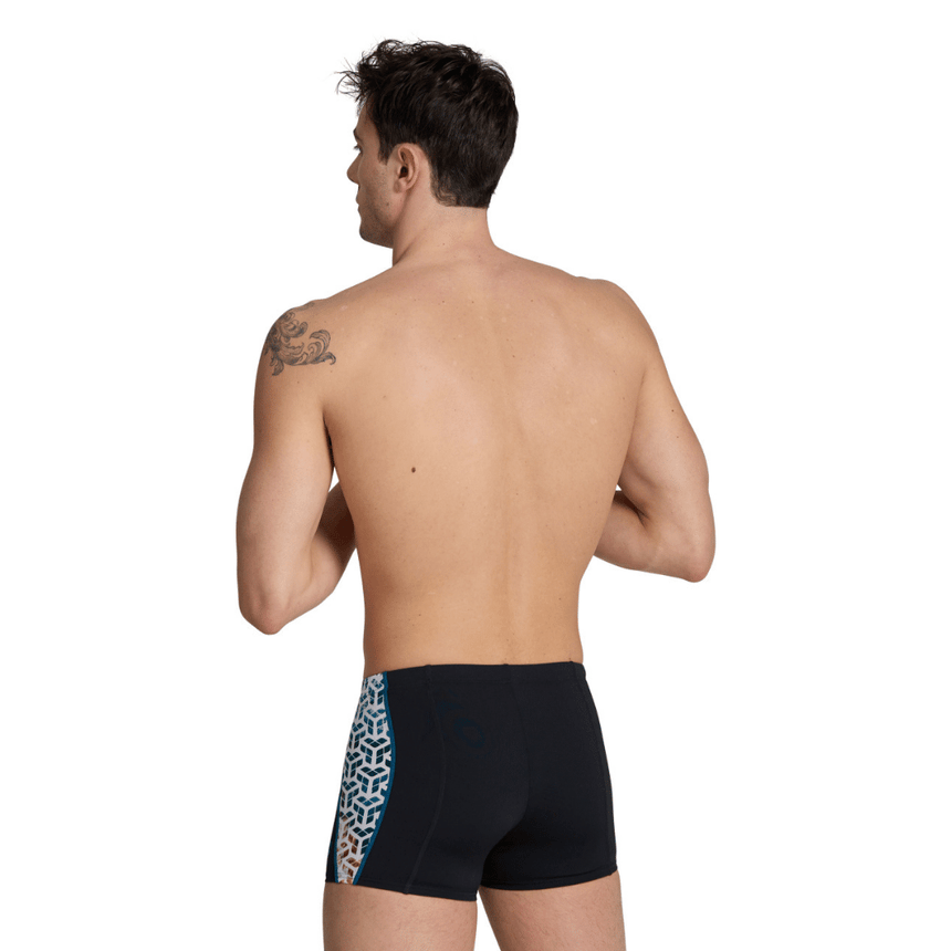 Arena M Planet Water Swim Short Black-White-Multi