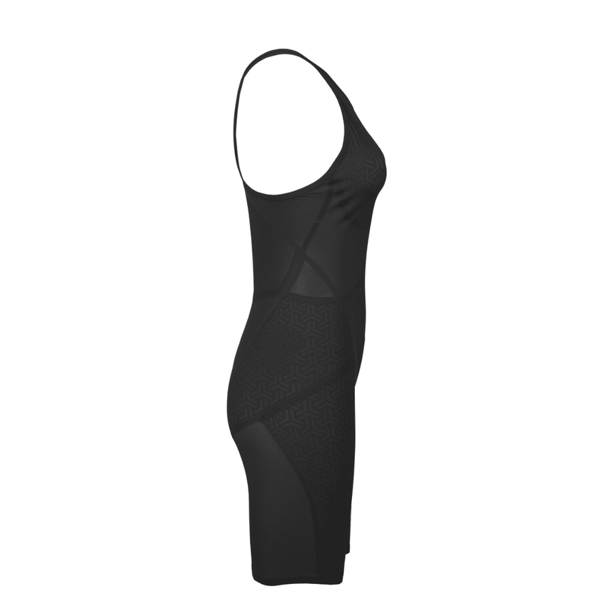 Arena Wedstrijdbadpak Powerskin Carbon Glide Open Rug Zwart/Goud