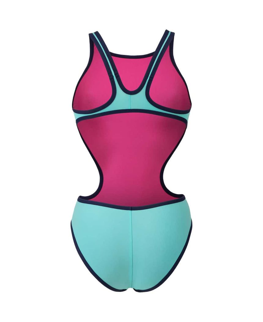 Arena Badpak One Biglogo One Piece Water-Marineblauw