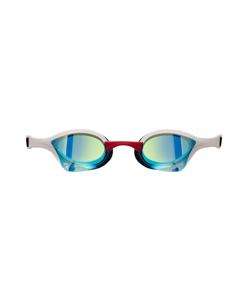 Arena Schwimmbrille Cobra Ultra Swipe Mirror Aqua/Weiß/Fireflow