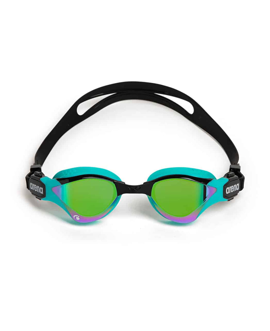 Arena Zwembril Cobra Tri Swipe Mirror Smaragdgroen/Blauw