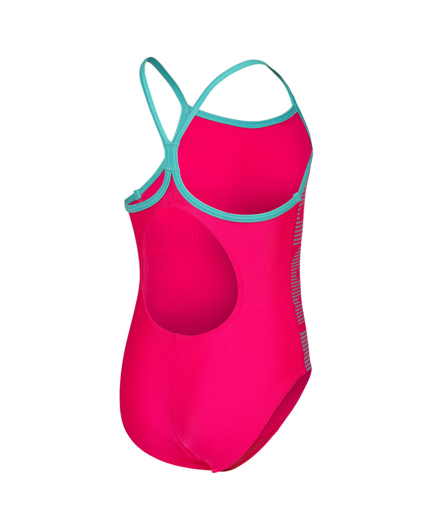 Arena Meisjes Badpak Roze/Blauw