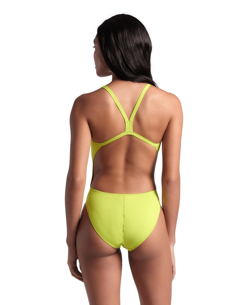 Arena W Team Swimsuit Challenge Solid soft Green