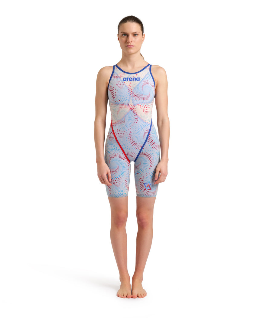 Arena Wedstrijdbadpak Powerskin Carbon Glide LE Open Back Fireflow