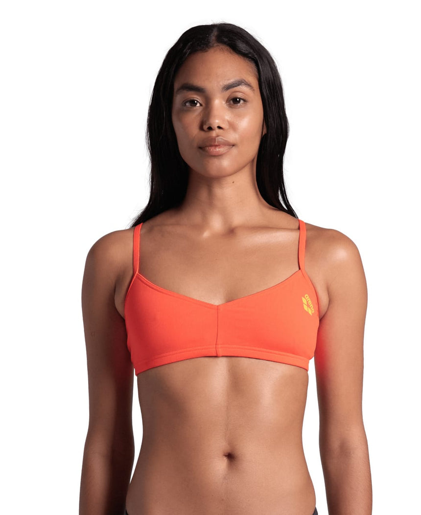 Arena Bandeau Live R Bright Coral-Yellow Star