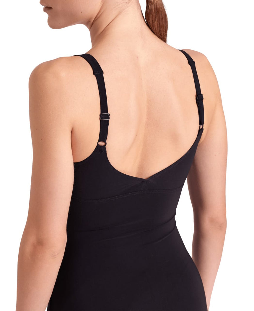 Arena W Jewel One Piece Low C Cup R Black-White