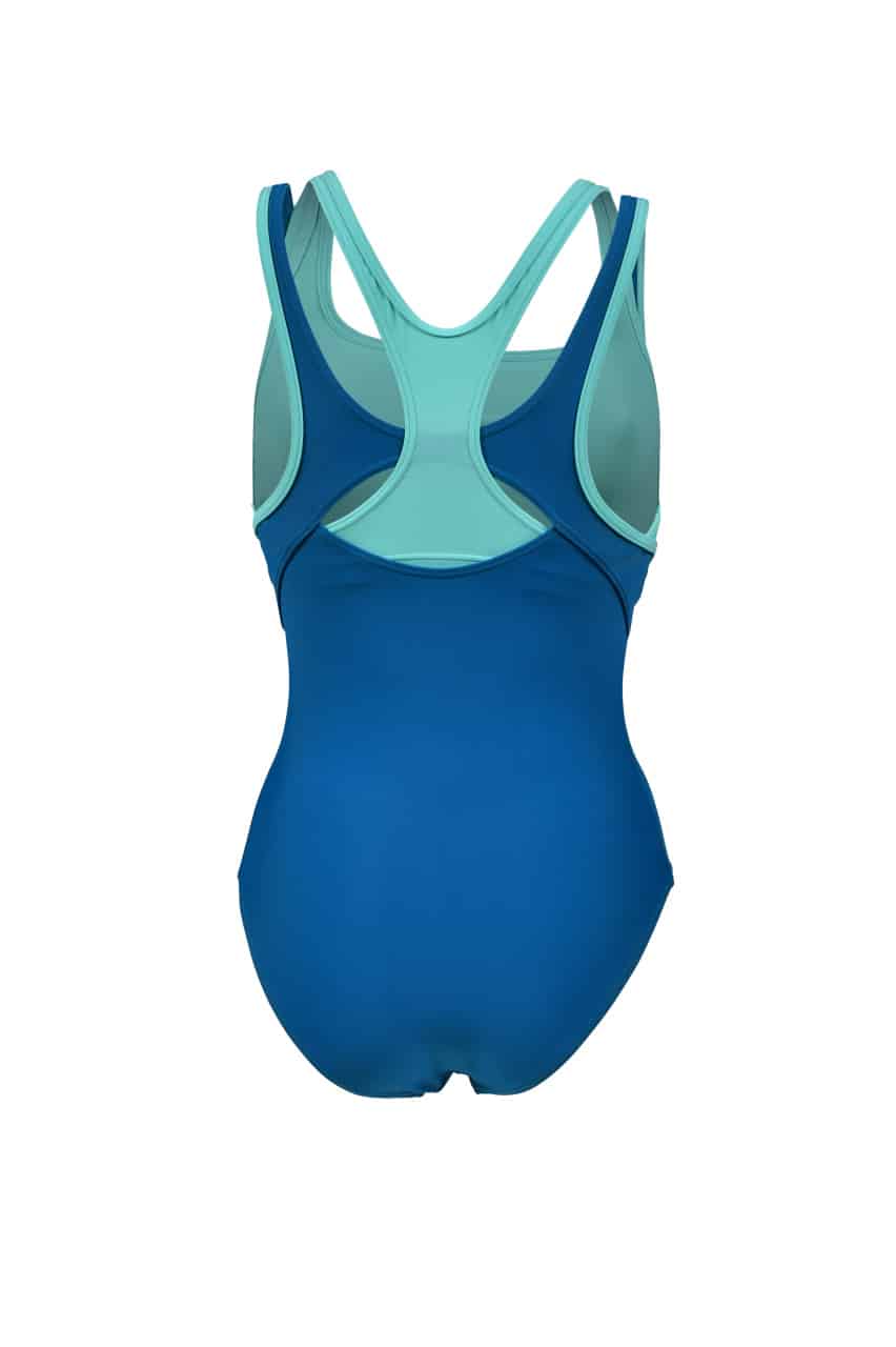 Arena Badpak Solid Control Power Back Blauw-Kosmos-Water