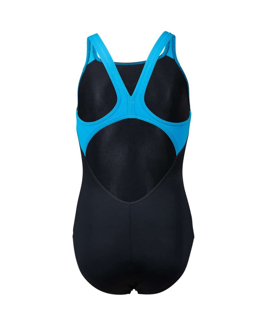 Arena G Butterfly V Back Black-Turquoise