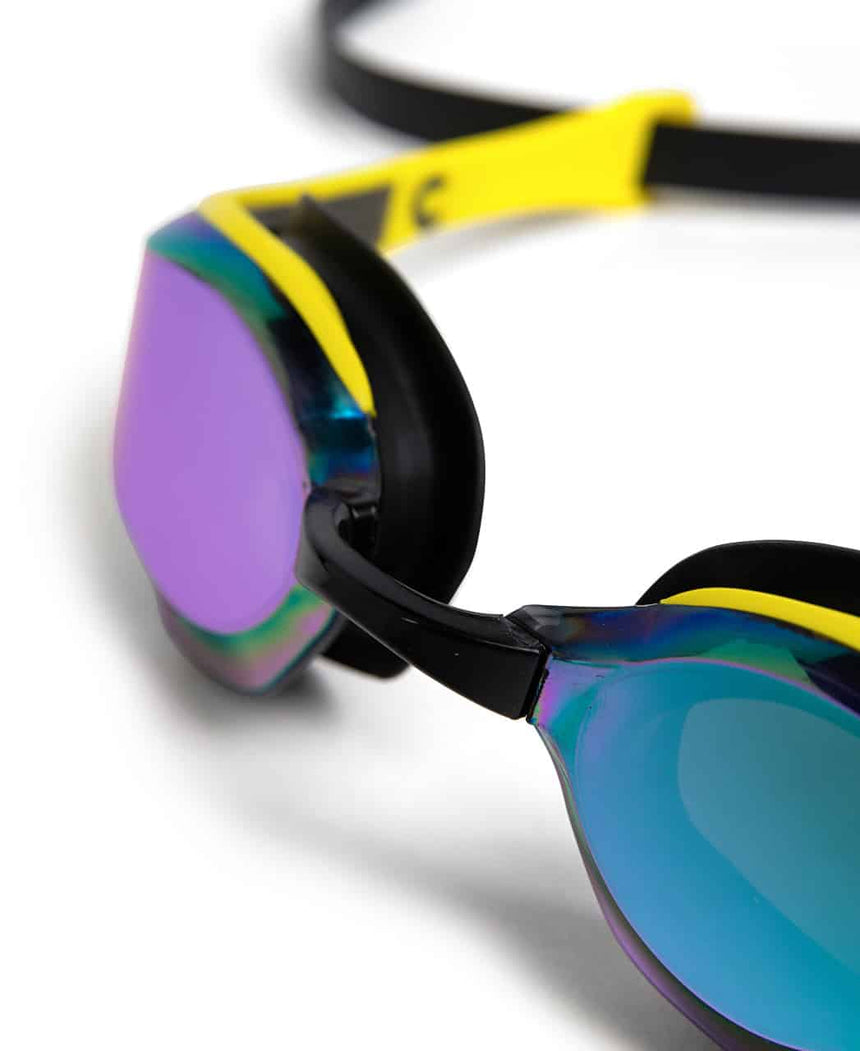 Arena Zwembril Cobra Edge Swipe Mirror Smaragdgroen/Geel