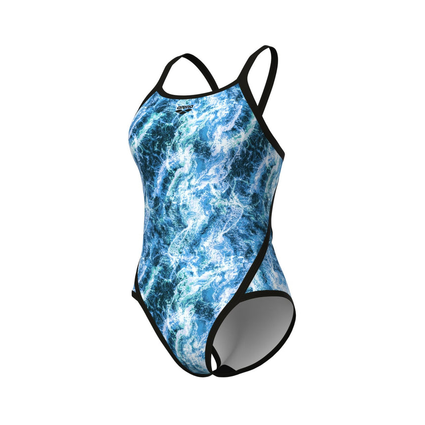 Arena W Pacific Swimsuit Super Fly Back black-blue Multi