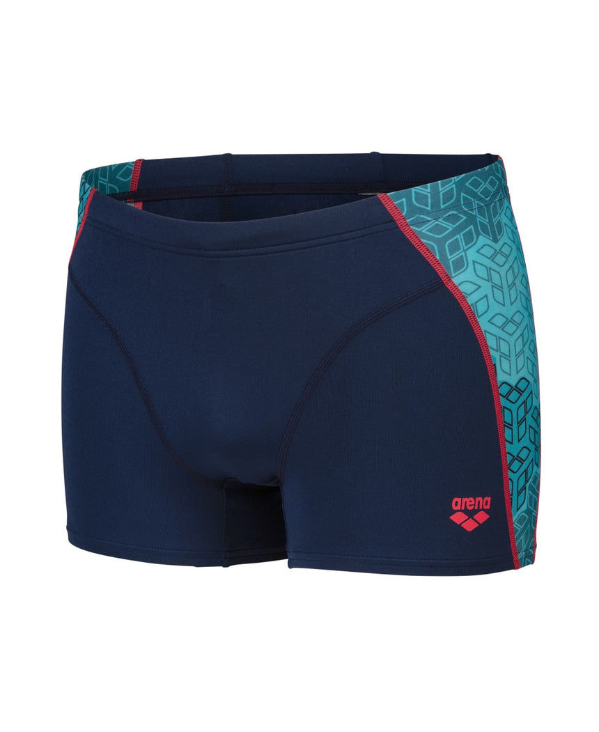 Arena M Camo Kikko Swim Short Navy-Water Multi