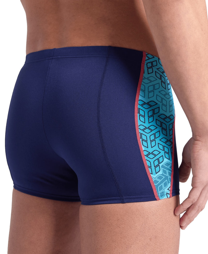 Arena M Camo Kikko Swim Short Navy-Water Multi