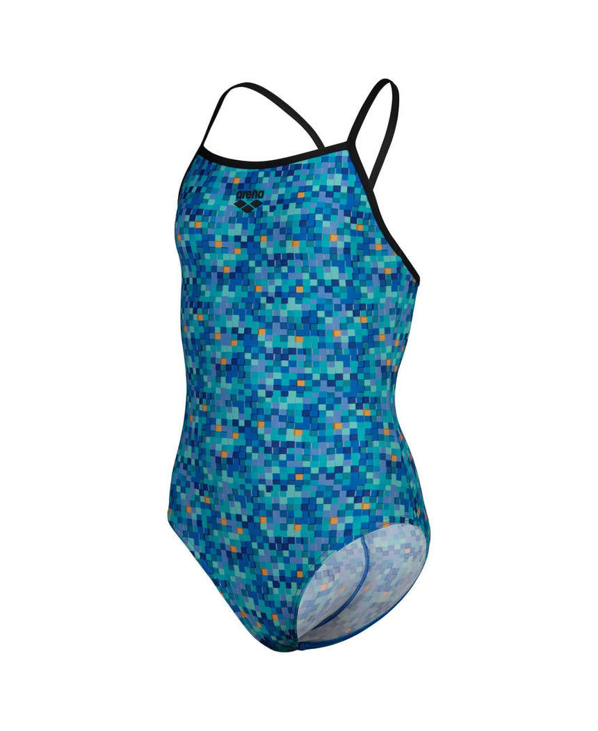Arena G Pooltiles Swimsuit Lightdrop Back L Black-Blue Multi