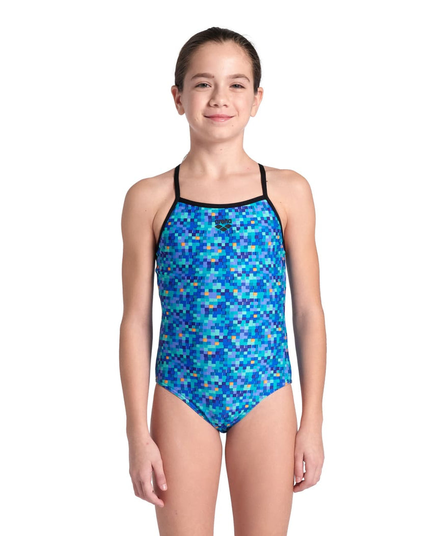 Arena G Pooltiles Swimsuit Lightdrop Back L Black-Blue Multi