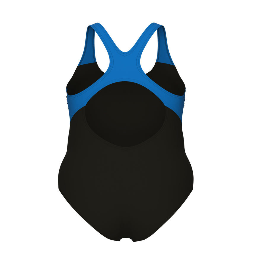 Arena Badpak Reflecting One Piece Plus Zwart-Blauw Rivier