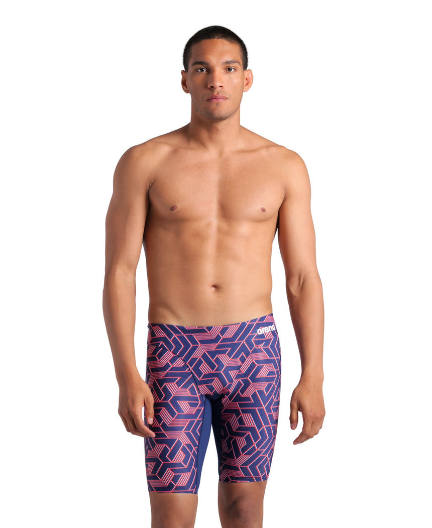 Arena Zwemjammer Escape Marineblauw-Team Rood-Wit-Blauw