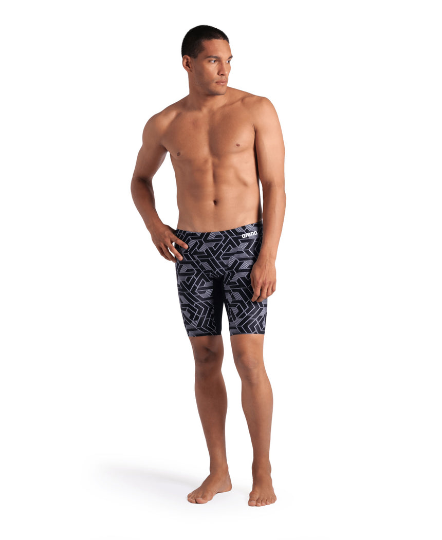 Arena Zwemjammer Escape Zwart-Team Zwart