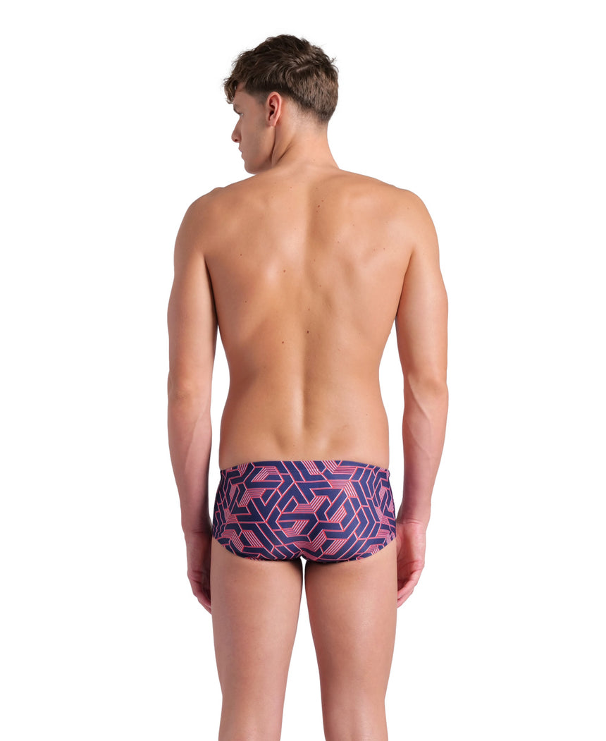 Arena Zwemslip Escape Low Waist Team Rood-Wit-Blauw