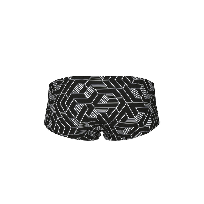 Arena Zwemslip Escape Low Waist Team Zwart