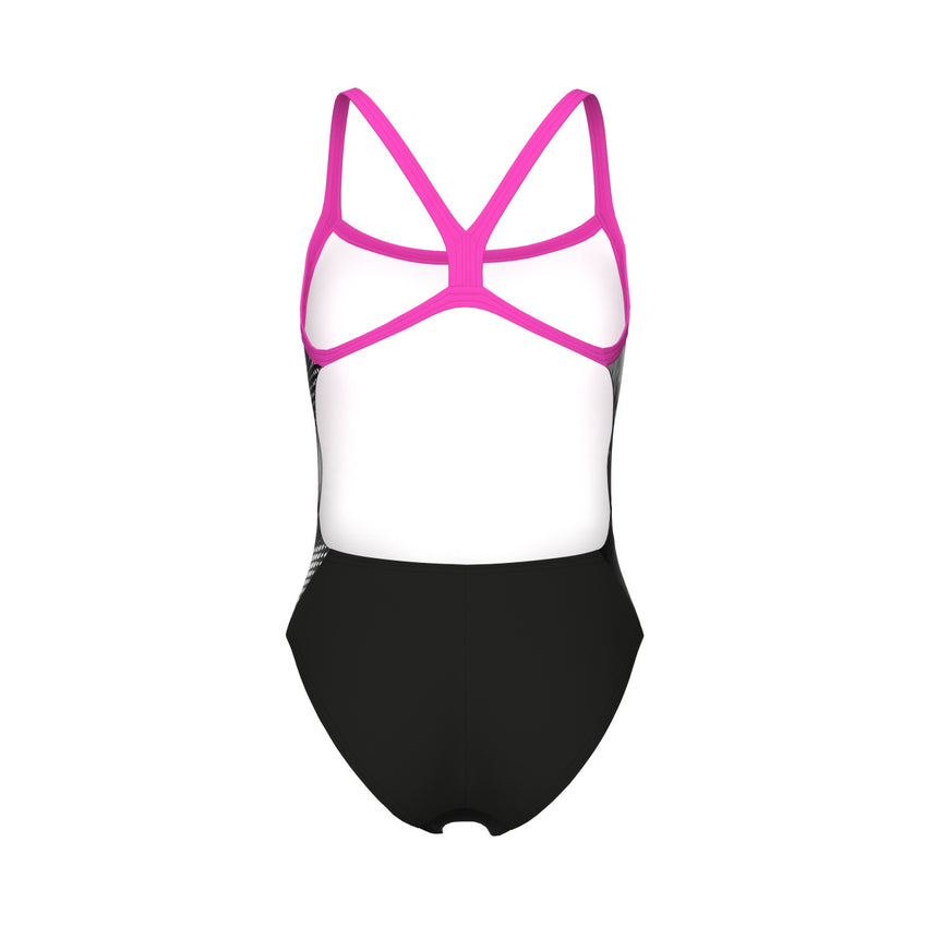 Arena Swimsuit Airbrush Challenge Back Shocking Pink-Black