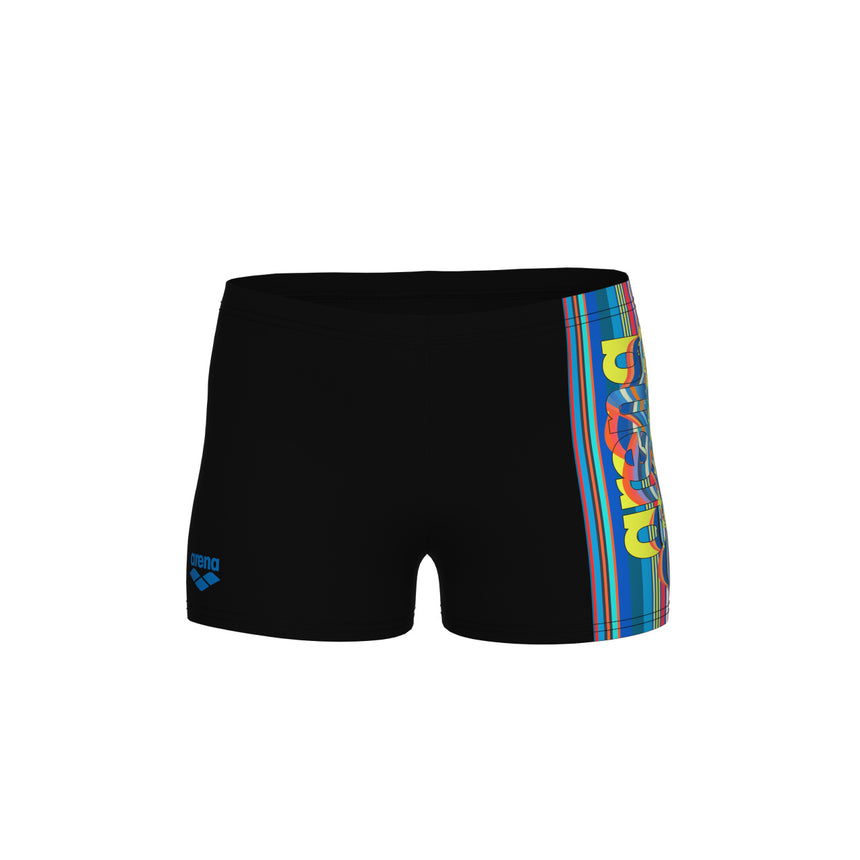 Arena Jongens Zwembroek Palette Multi Water-Zwart