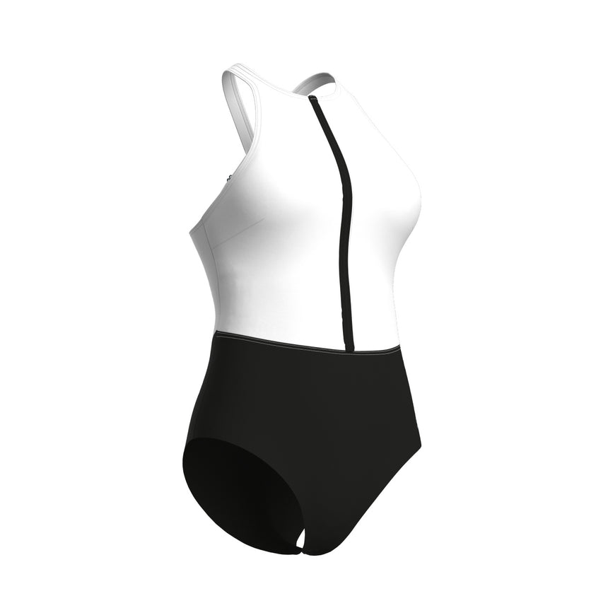 Arena Badpak Silvia Cross Back C Cup Zwart-Wit-Zwart