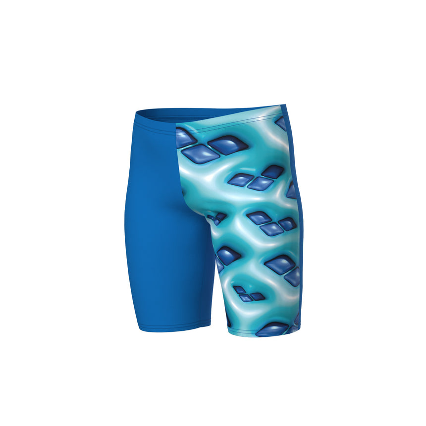 Arena Jongens Zwemjammer Foam Blauw Rivier-Water Multi