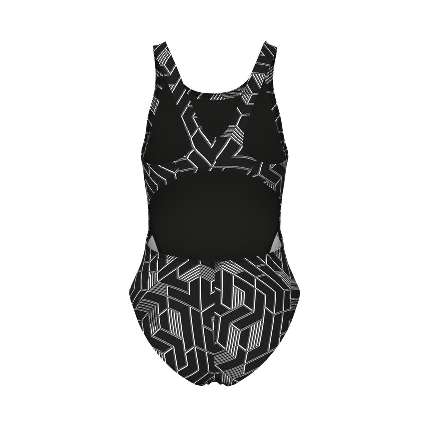 Arena Meisjes Badpak Escape Swim Tech L Team Zwart