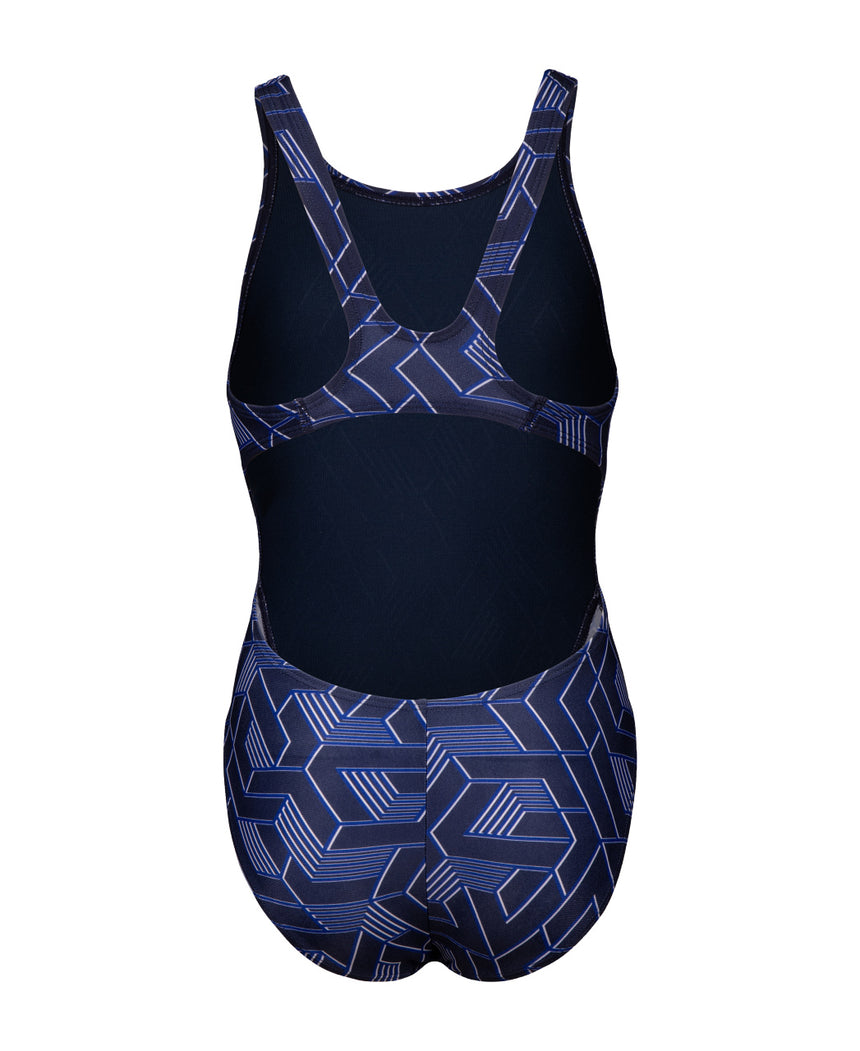 Arena Meisjes Badpak Escape Swim Tech L Team Marineblauw