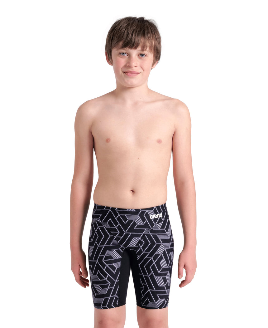 Arena Boys Swim Jammer Escape Team Black