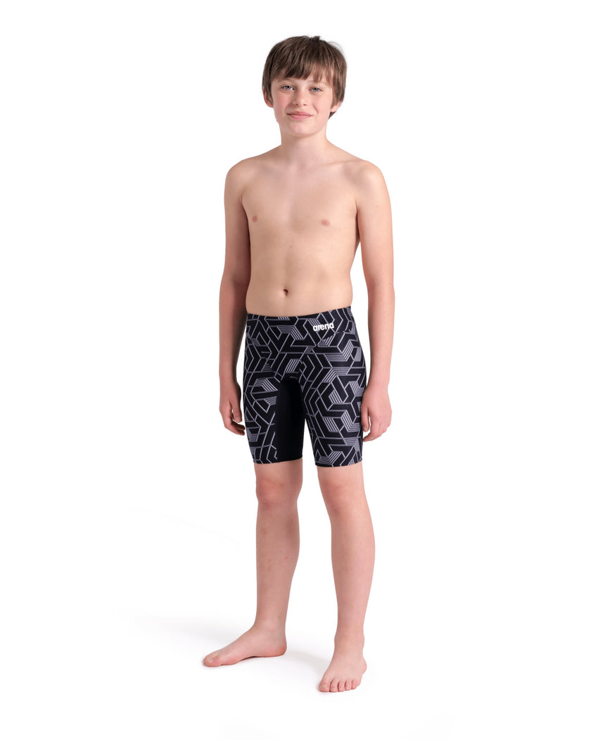 Arena Boys Swim Jammer Escape Team Black