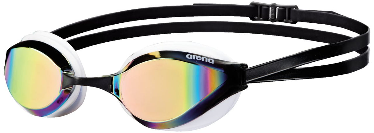 Arena Swimming Goggles Python Mirror White – Sneppies