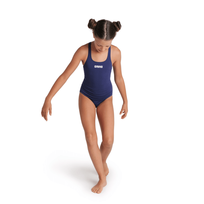 Arena Mädchen Badeanzug Team Swim Pro Solid Navy