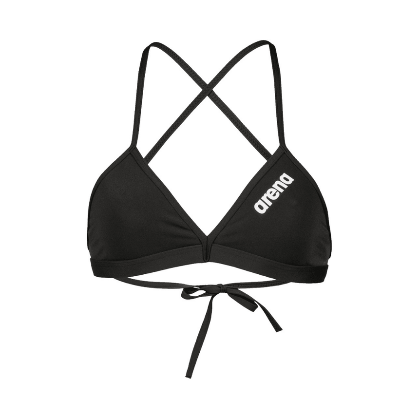 Arena Bikini Topje Team Tie Back Zwart