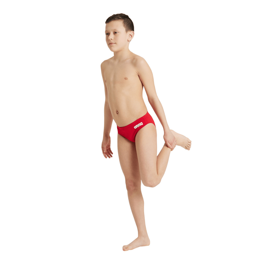 Arena Jongens Zwemslip Team Solid Rood