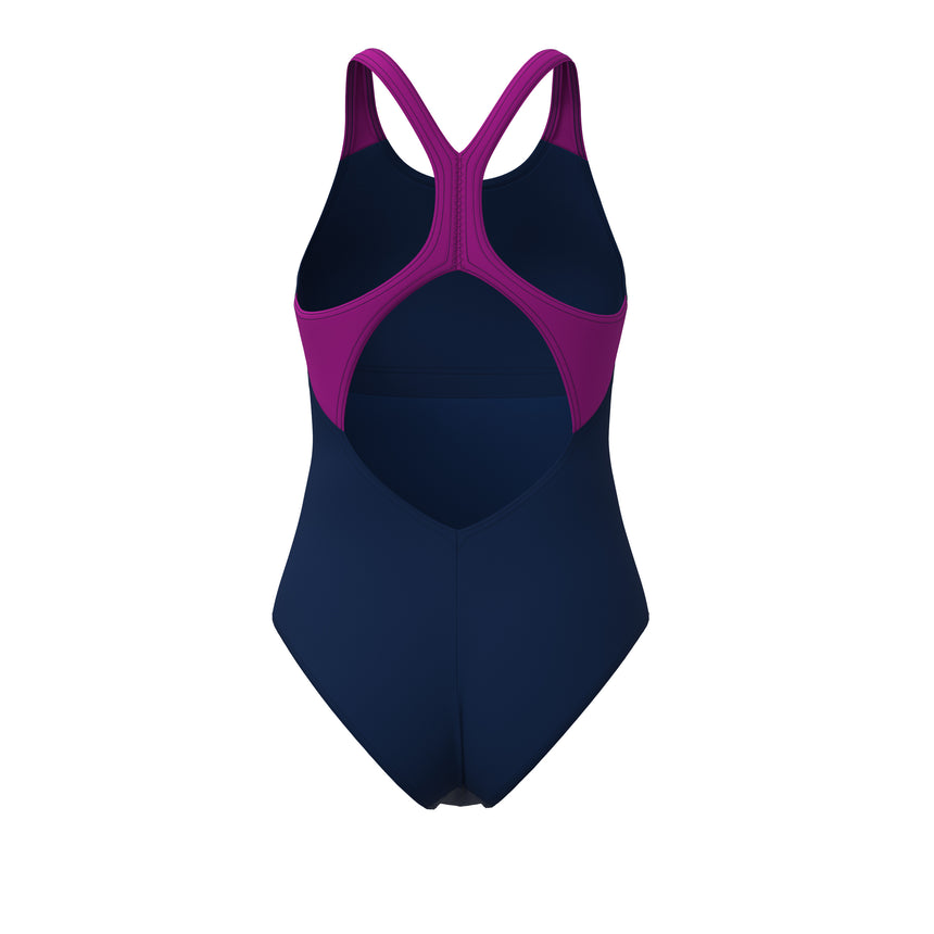 Arena Women's Foliage V Back Swimsuit back product view