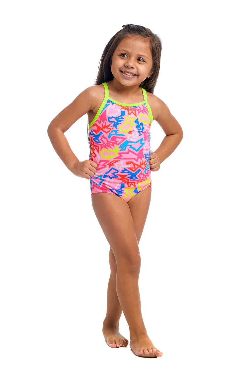 Funkita Toddler Girl's Printed One Piece Rock Star