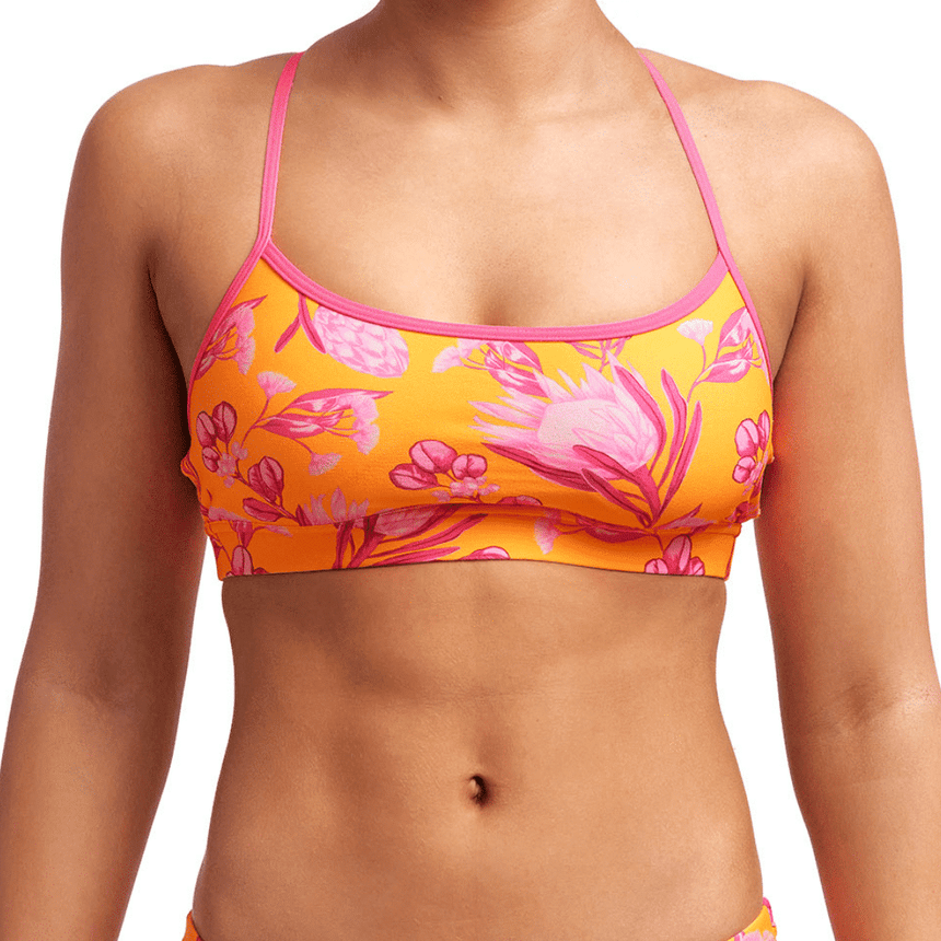 Funkita Ladies Swim Crop Top Wild Sands