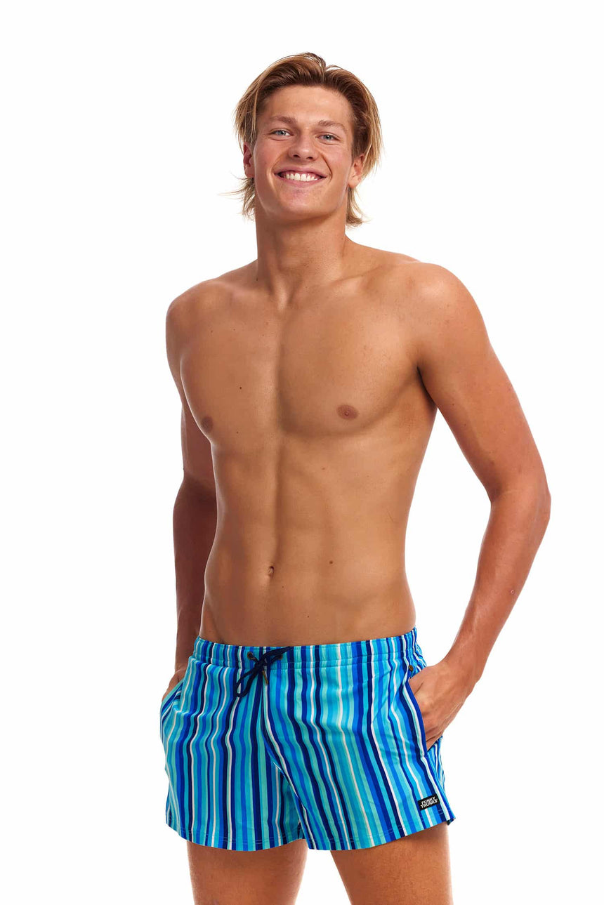 Funky Trunks Zwembroek Shorty Shorts Lane Lines